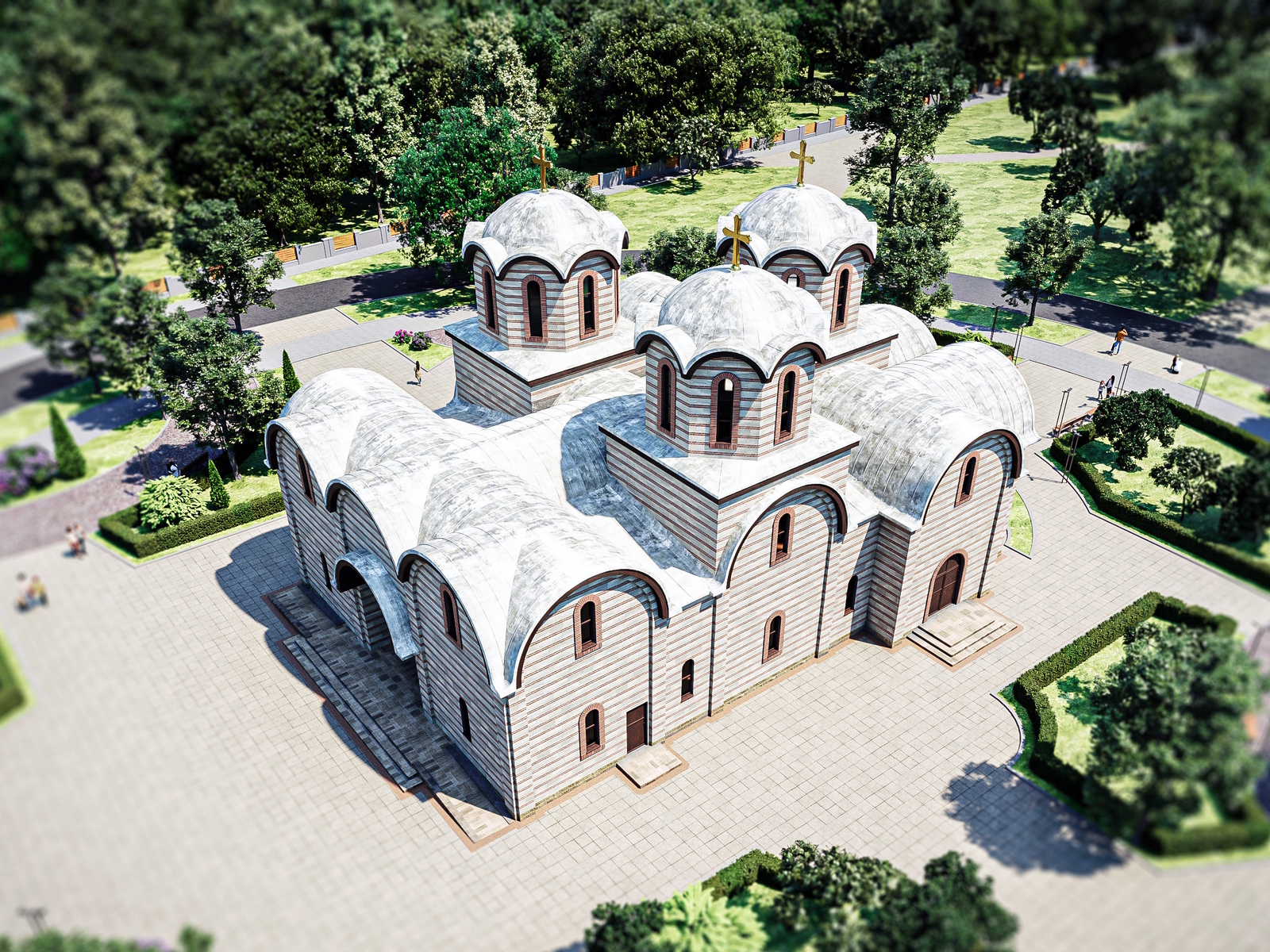Праект храма свяціцеля Савы Сербскага