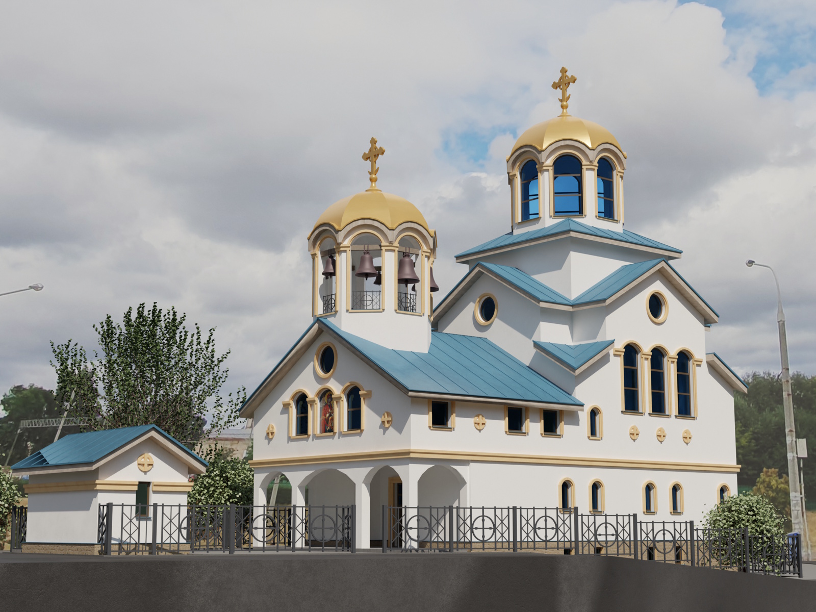 Праект храма абраза Божай Маці Скорапаслушніца
